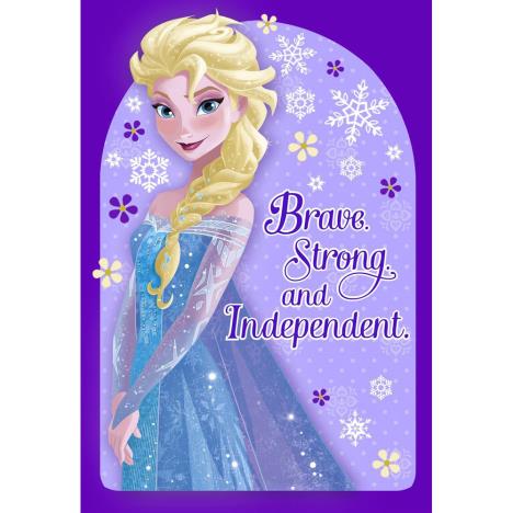 Elsa Brave & Strong Disney Frozen Birthday Card £1.40